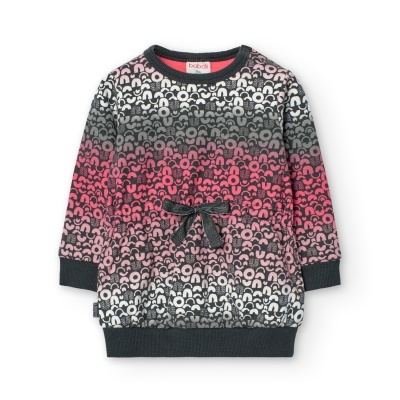 Vestido felpa estampado do bebé -BCI