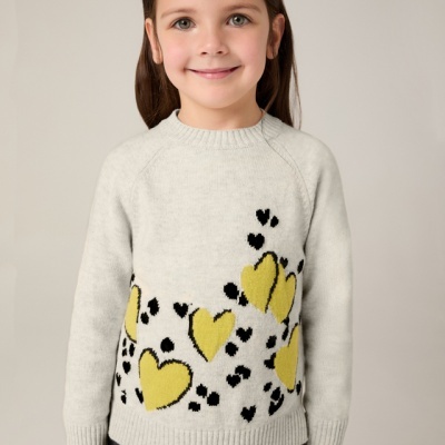 Vestido combinado tricot