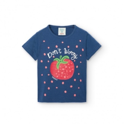 Camiseta malha basic para o bebé menina