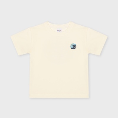 T-Shirt bege Good Vibes