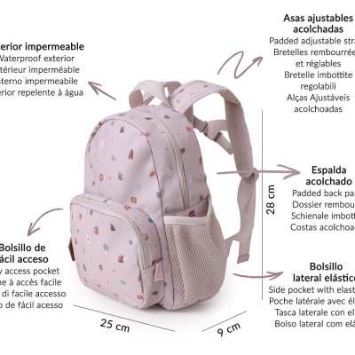 Mochila Infantil Geometric Nature