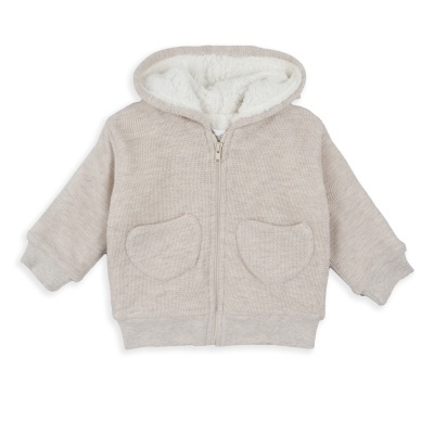 Casaco Menina com Capuz Forrado