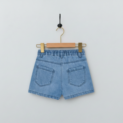 Saia-calção de ganga