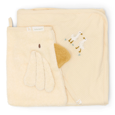 Little Dutch - Caixa presente — Toalha com capuz + Luva de banho