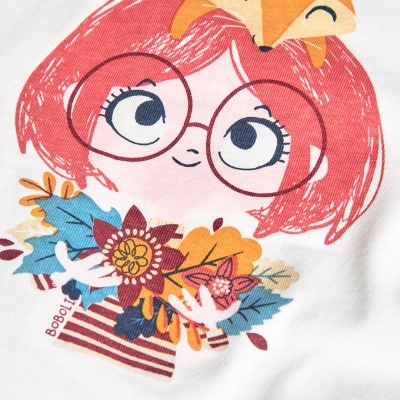 Camisola branca raposa