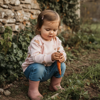 Camisola rosa c/ morangos