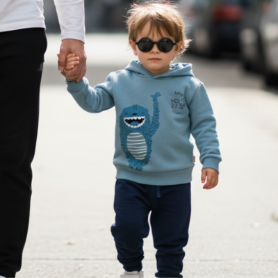 Fato de treino com capuz