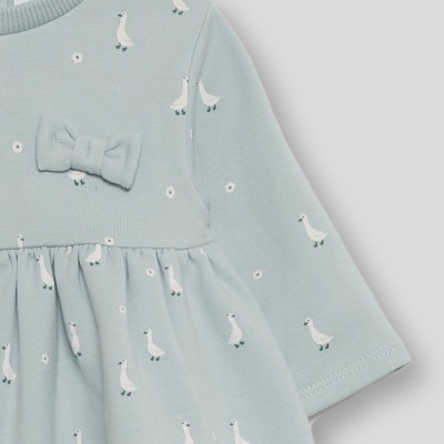 Vestido de manga comprida