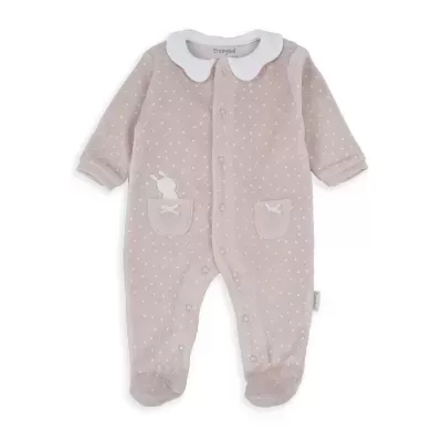Babygrow em veludo