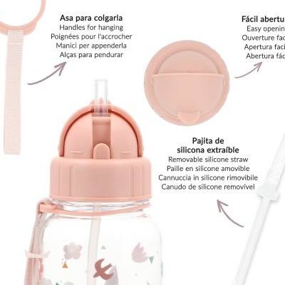 Garrafa Plástico Geometric Nature