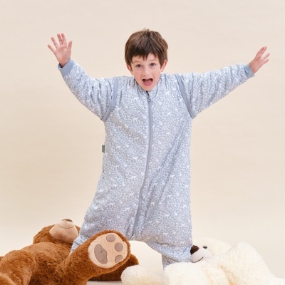 SACO DE DORMIR COM PÉS - WOODLAND - TOG 2.5 - COM MEIAS E MANGAS