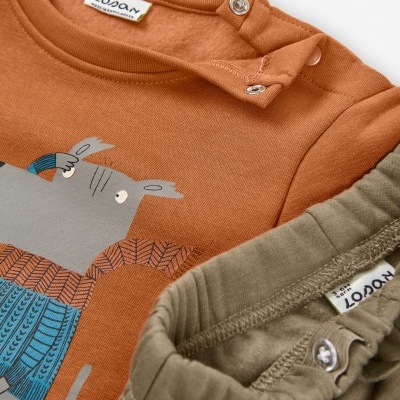 Fato de treino cardado