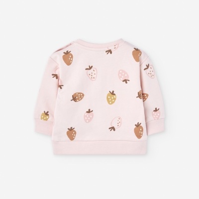 Camisola rosa c/ morangos