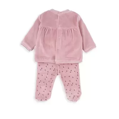 Conjunto rosa de bebé