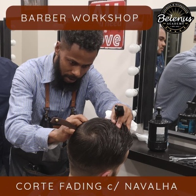 Workshop Barbearia - Corte Fading com Navalha: B-Learning