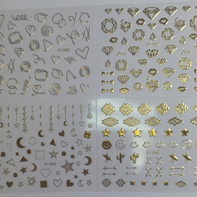 Stickers Mix Dourado