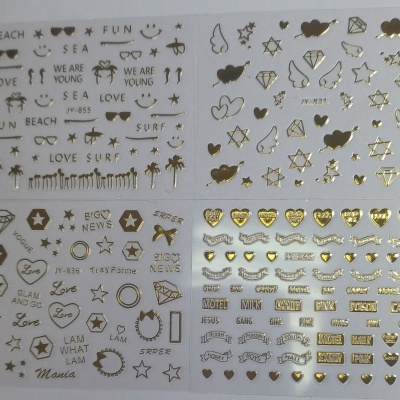 Stickers Mix Dourado