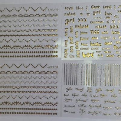 Stickers Mix Dourado