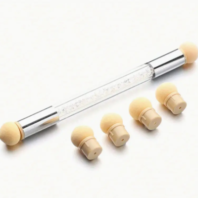 Pincel Glitter de Esponja Nailart