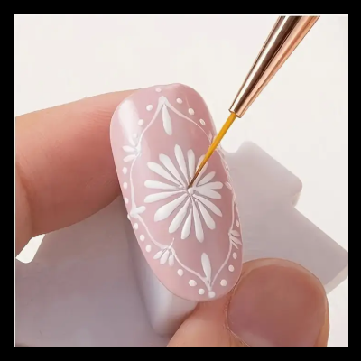 Conjunto 3 Pinceis duplos Nail Art