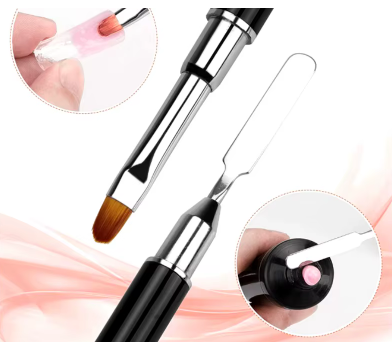 Pincel com Espátula Polygel