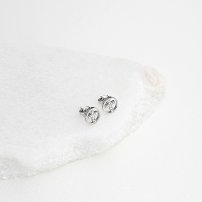 Conjunto&#x20;Colar,&#x20;Pulseira&#x20;e&#x20;Brincos&#x20;-&#x20;Cruz&#x20;com&#x20;brilhantes