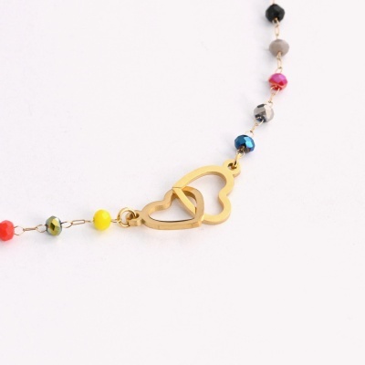 Colar&#x20;em&#x20;a&#x00E7;o&#x20;com&#x20;pedras&#x20;coloridas&#x20;GB