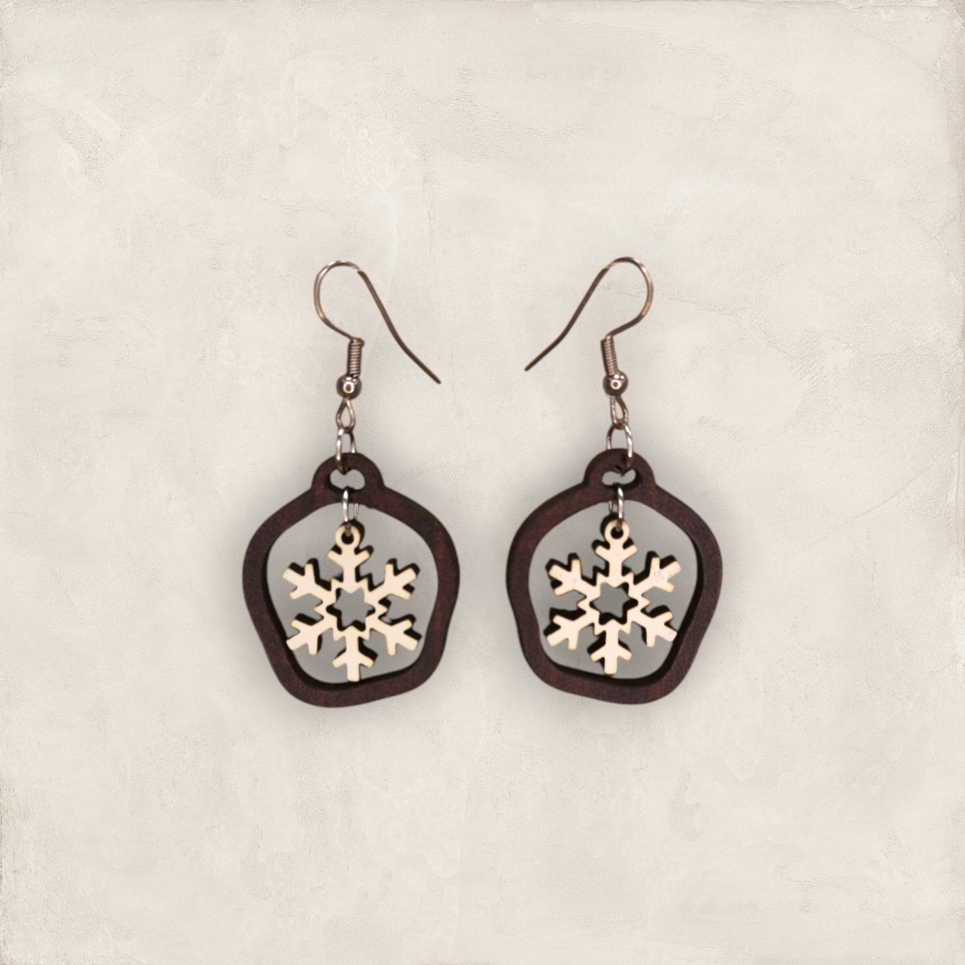 Brincos Floco de Neve Brincos Floco de Neve