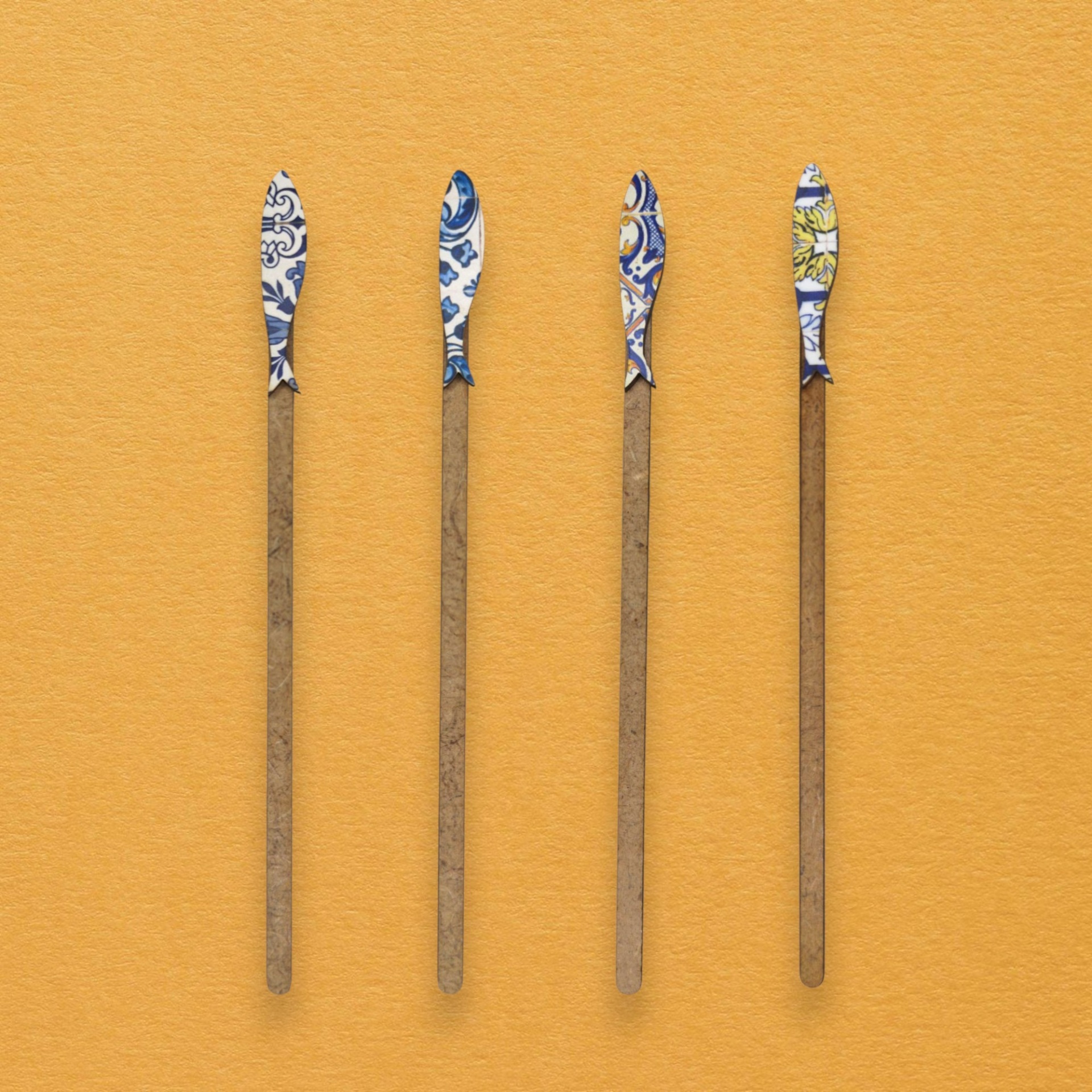 Marcador Sardinha Azulejo Marcador Sardinha Azulejo