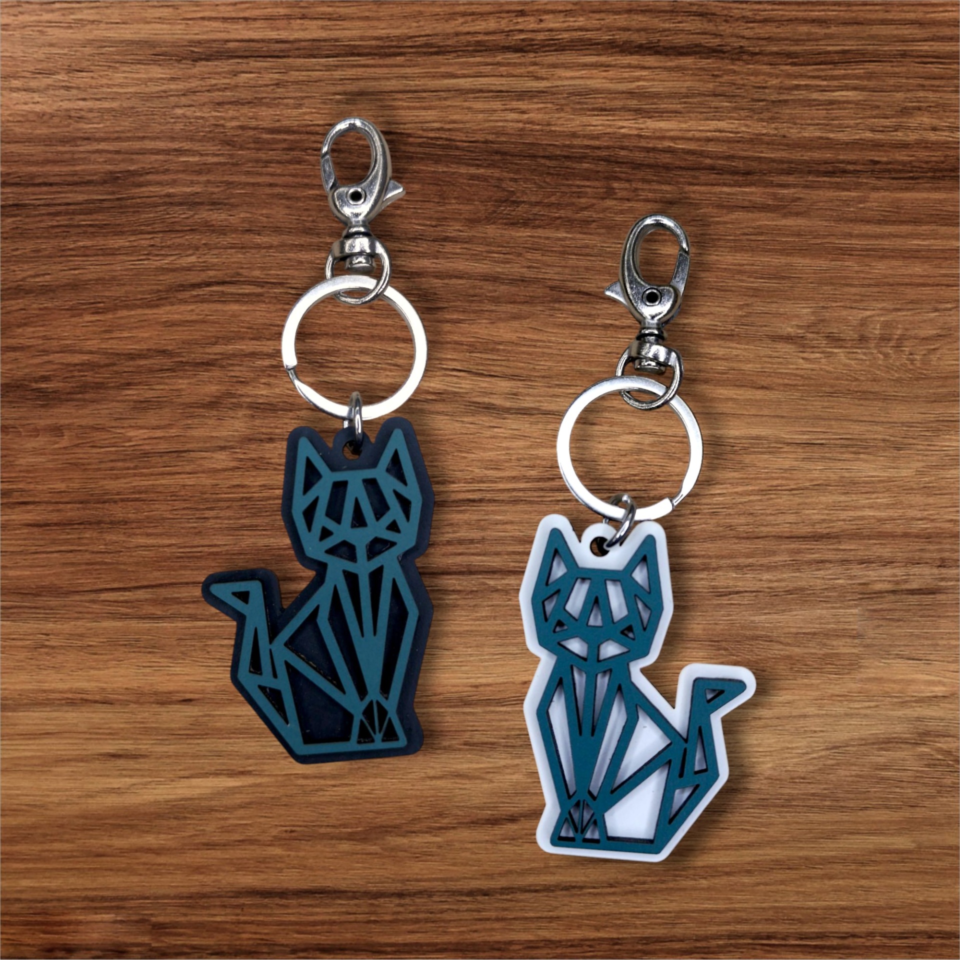 Porta-chaves Gato Origami Porta-chaves Gato Origami