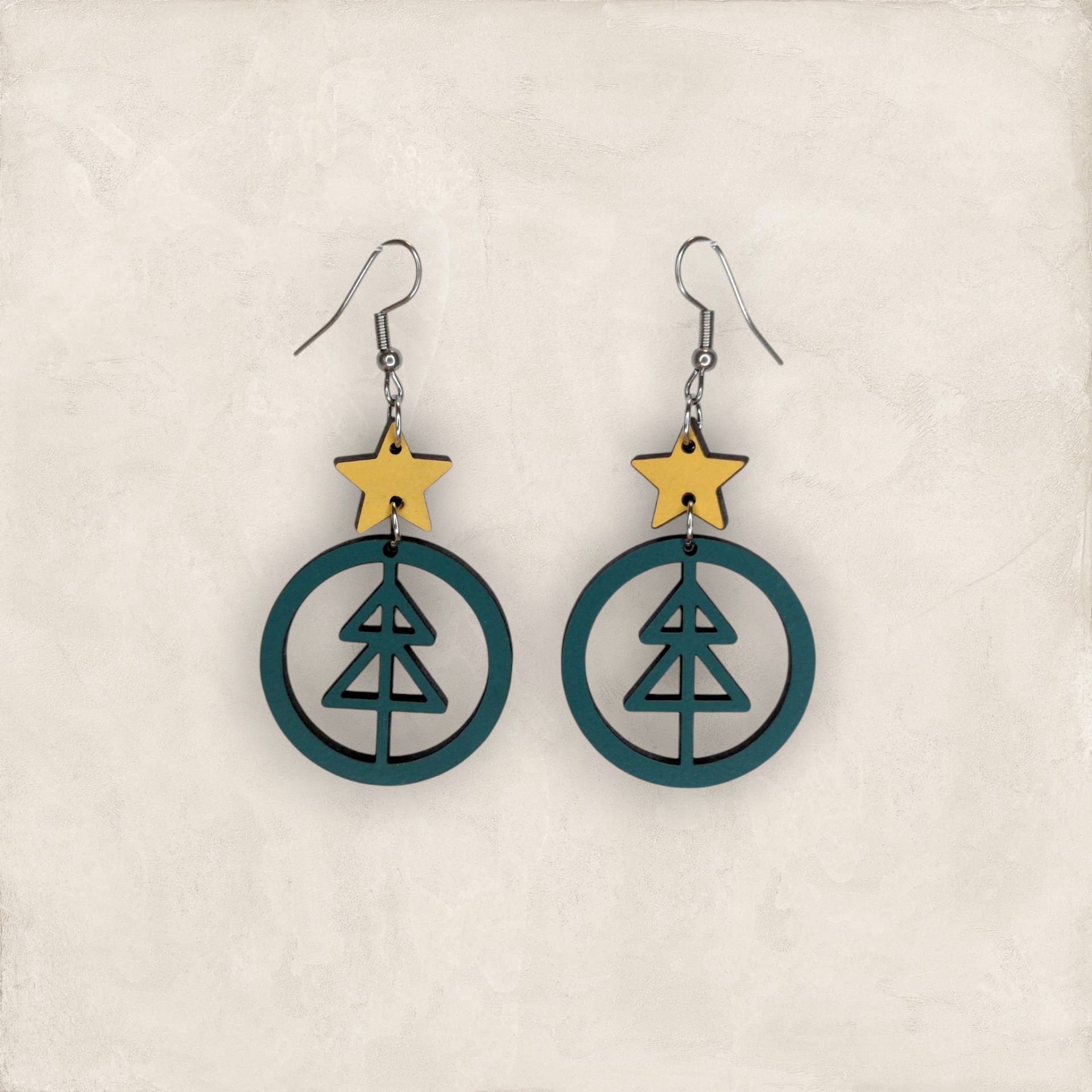 Brincos Pinheiro de Natal Brincos Pinheiro de Natal