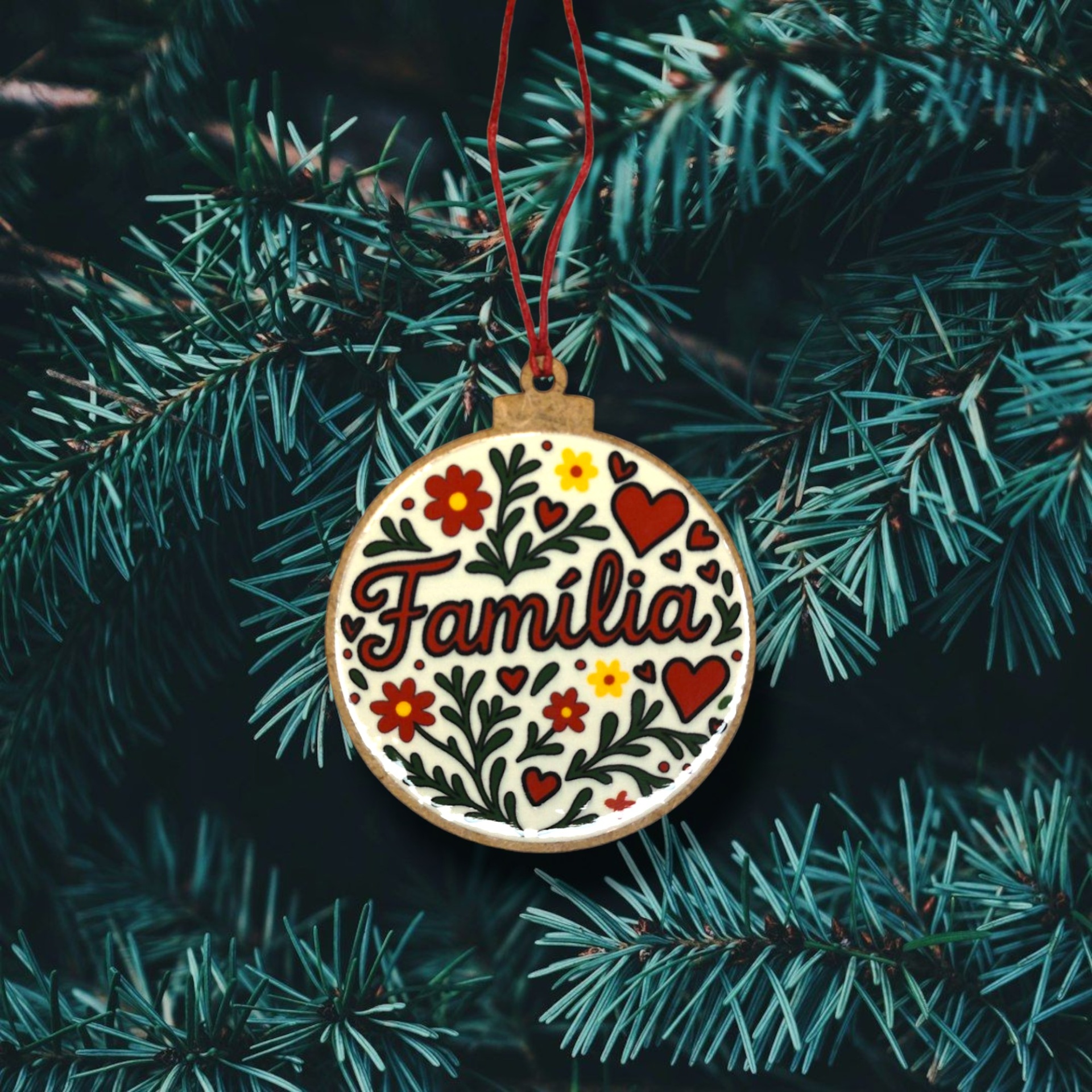 Bola de Natal "Família" Bola de Natal "Família"