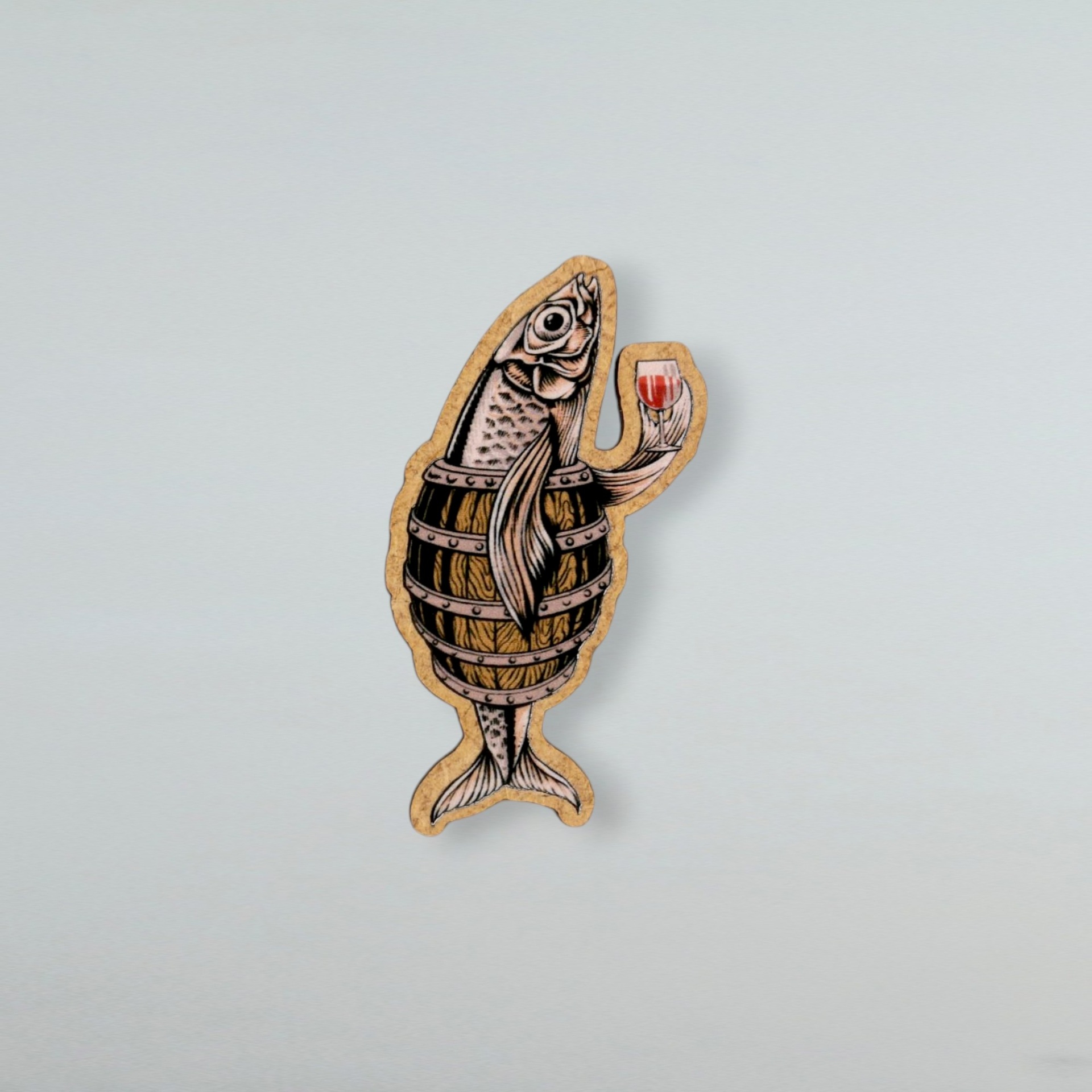 Magnético Sardinha Pipo Wine Magnético Sardinha Pipo Wine