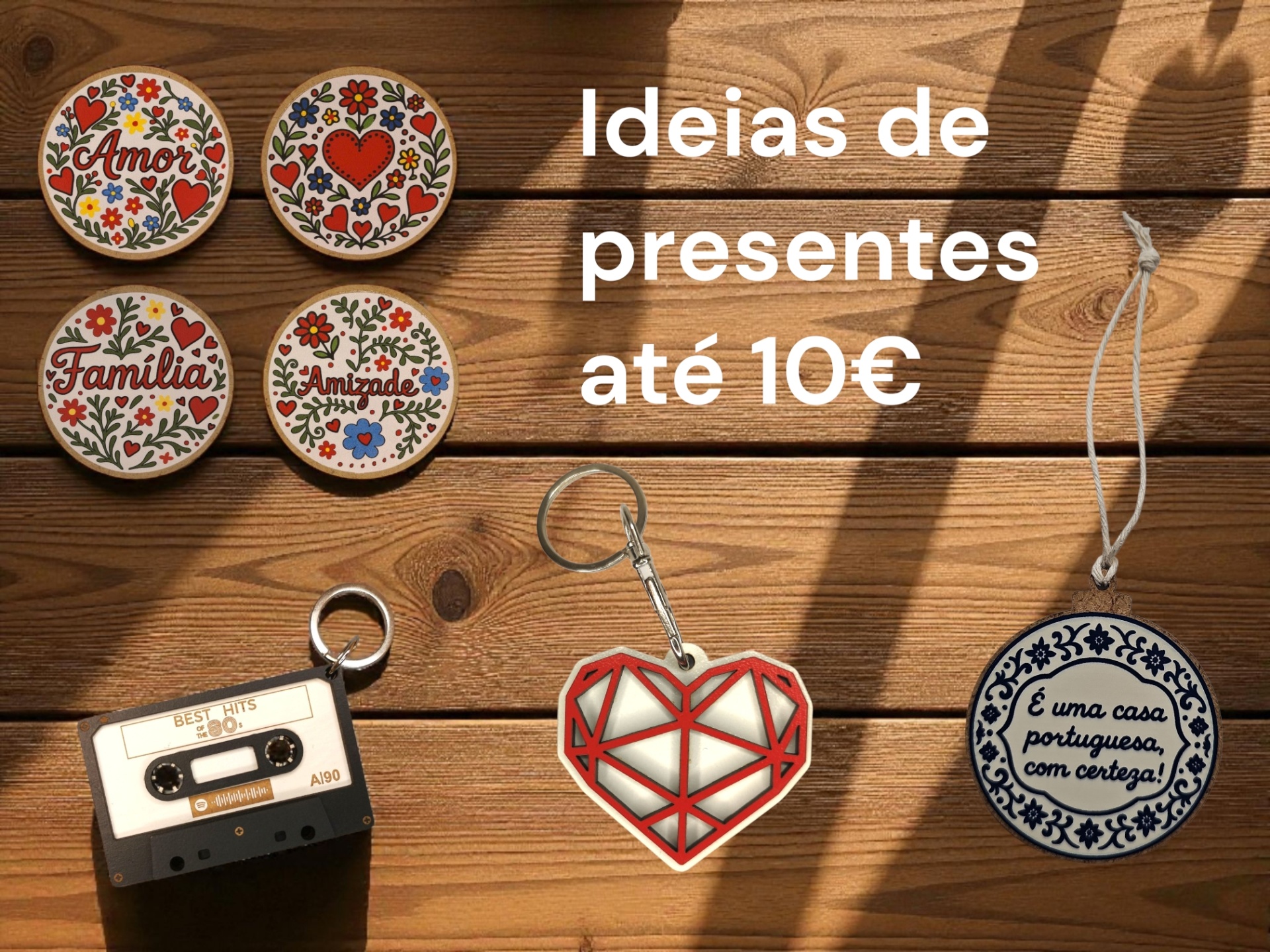 Presentes até 10€ para troca de prendas: ideias artesanais e Made in Porto