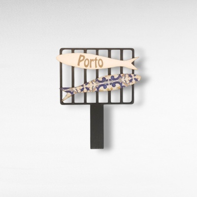 Magnético Sardinha na Grelha