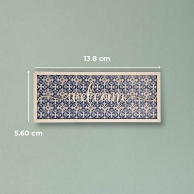 Placa Welcome
