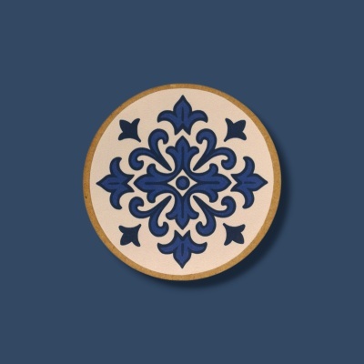 Base de Copos Azulejos