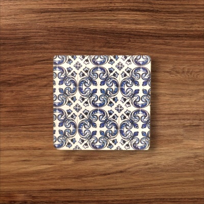 Base de Copos Azulejo