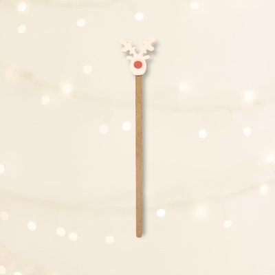 Marcador Rena de Natal