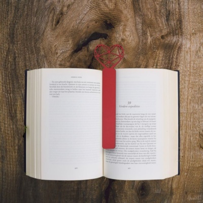 Marcador Coração Origami