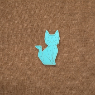 Pregadeira Gato Origami
