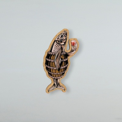 Magnético Sardinha Pipo Wine