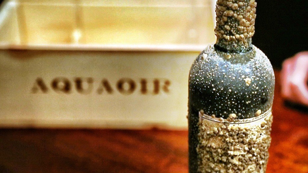 Envelhecer o vinho no mar