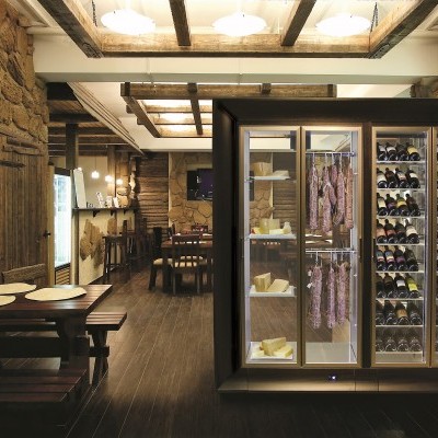 Expositor refrigerador Parete Vino