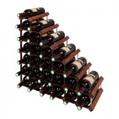 "Mensolas stairs" para 27 garrafas