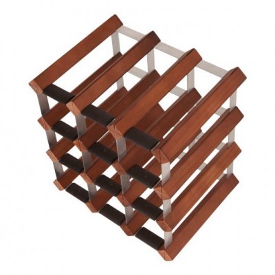 Garrafeira "Mensolas" para 12 garrafas