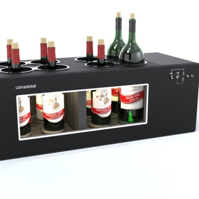 Open Wine de 8 garrafas com compressor