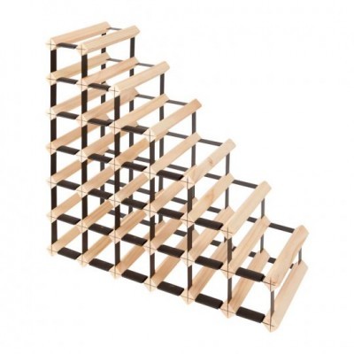 "Mensolas stairs" para 27 garrafas