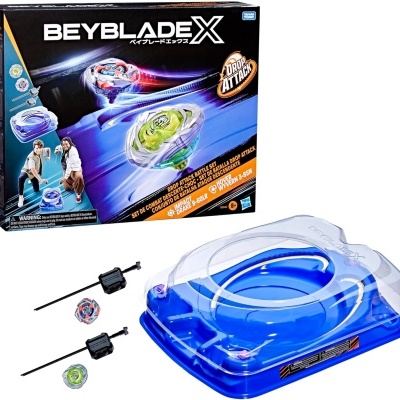 Beyblade X Drop Attack Battle Set with Impact Drake and Hover Wyvern Hasbro