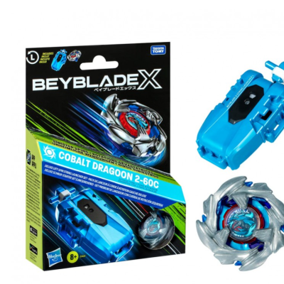 Beyblade X Cobalt Dragoon Hasbro 2-60C Deluxe Starter Pack